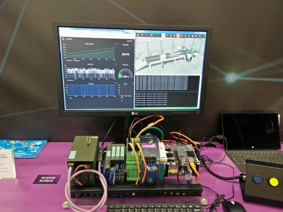GonZo2000's tweet photo. #ew17 Done #ci40 demo #IIoT  https://t.co/KrFHC7Mxp5 https://t.co/9hw0TpBS3T