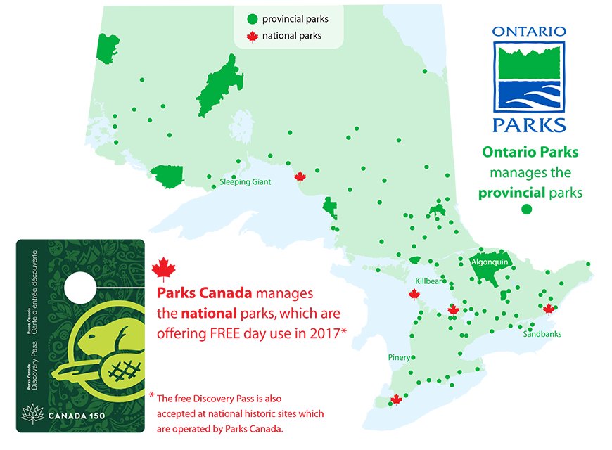 OntarioParks's tweet photo. Pst! These passes are for our friends at @ParksCanada, not us. Check the difference before you hit the road :) https://t.co/7IVP4chDbM https://t.co/ztO63HAcJa