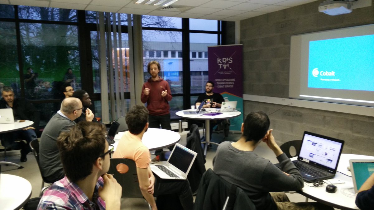 BrestJS's tweet image. C'est parti pour l'atelier #Cobalt ! #Brest