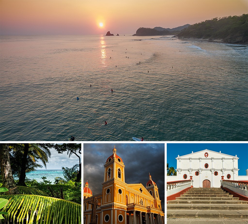 LatAmTravelist's tweet photo. Discover #Nicaragua's lush #nature, surfable #volcanoes, historic colonial cities now, says @1843mag https://t.co/g8cy9LOiEz #visitnicaragua https://t.co/W2OoMCNmhI