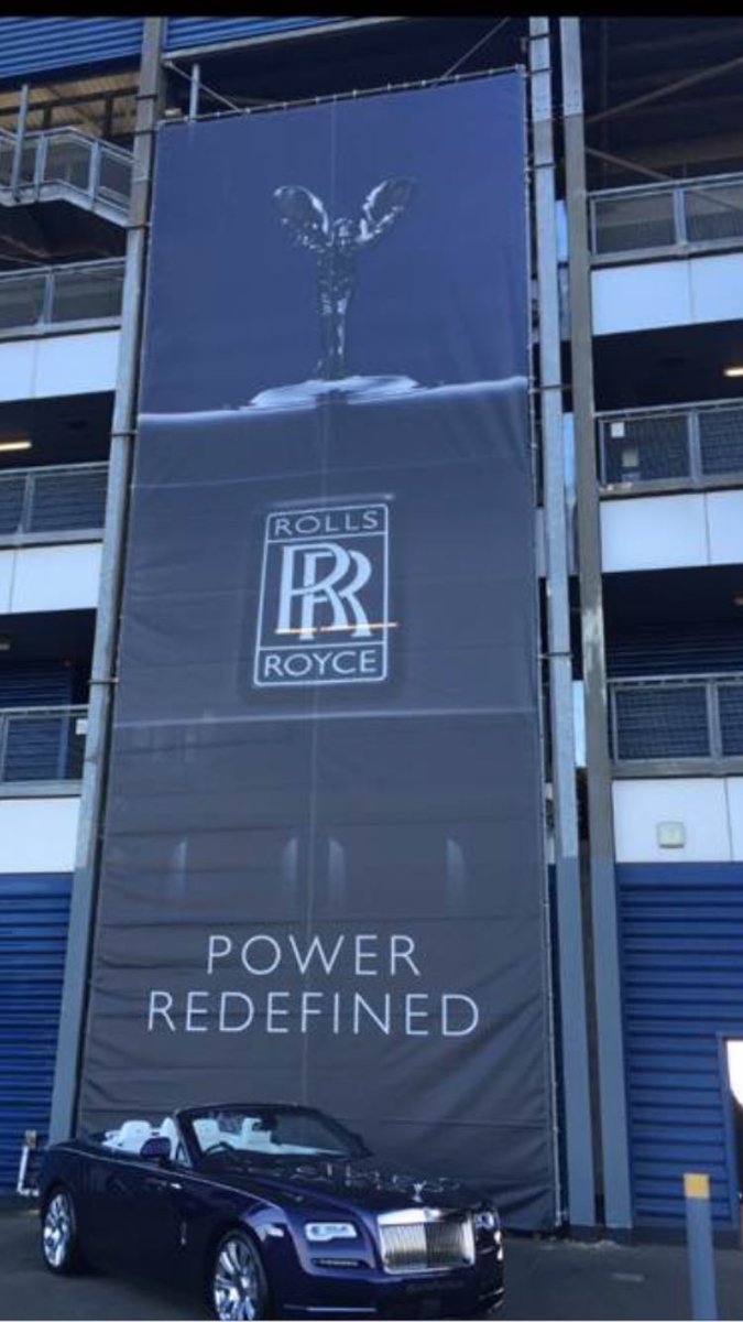DavidSharpey's tweet photo. Great to supply large format banner for Rolls Royce this week. #Thebusinessprintingcompany https://t.co/nnNOEY4yA9