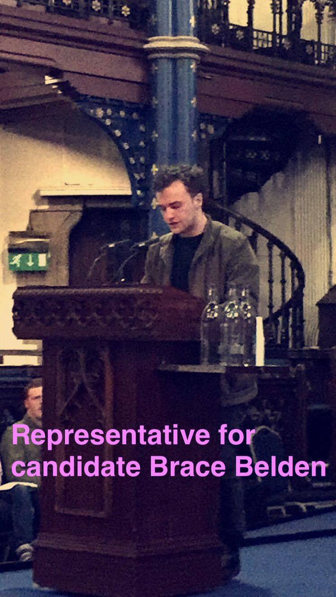 Belden4Rector's tweet image. Our spokesperson Joseph arguing for solidarity with Rojava, anti-fascism, and student-led activism to change Glasgow Uni #Belden4rector