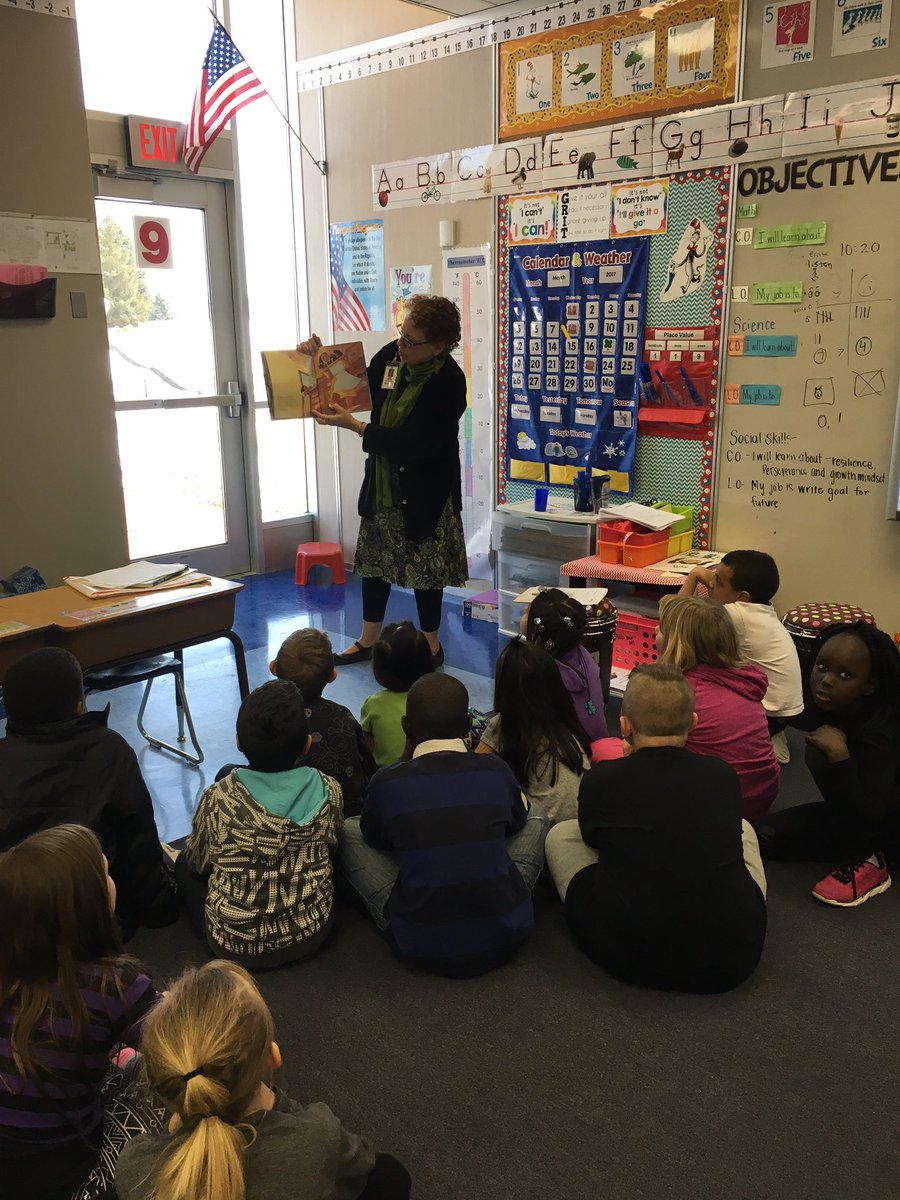 Having a special guest author in our room today! So fun having Mrs. Heath read the story she wrote to my class. #GageGators