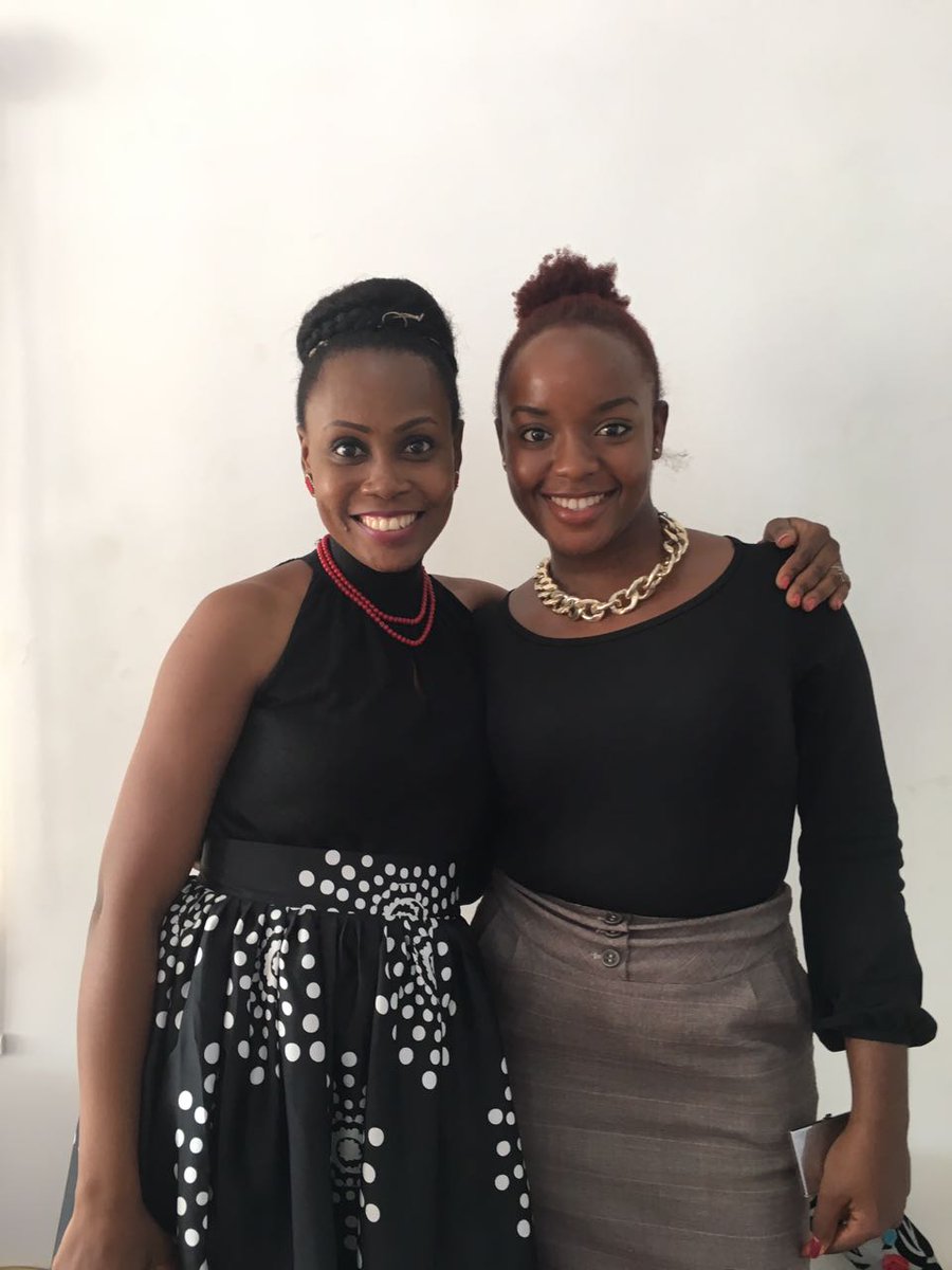 Hopcyku's tweet photo. @AdiyaAtuluku @Dzennypha 
Thanks so much guys, coming around to support our #wastetotreasure exhibition. https://t.co/2iJnT3nErk