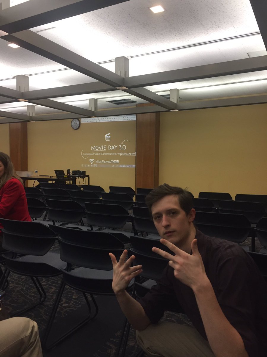 JeffreySJanison's tweet photo. Had a blast at Movie Day 3.0!
@miss_mack1 @MsCunningham96 @jbruno1996 @teacher_cameron #whitehallwriters #neotech2017 https://t.co/YLIVDyNoKp