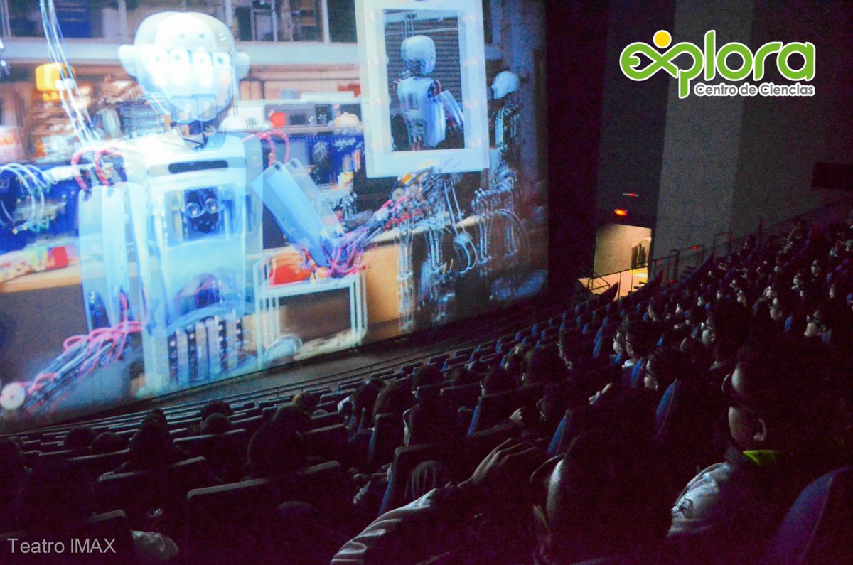 ExploraLeon's tweet photo. #FelizJueves Conoce a RoboThespian, el humanoide anfitrión de la película #Robots3D que nos lleva en un viaje animado alrededor del mundo. https://t.co/qfTra9f40V