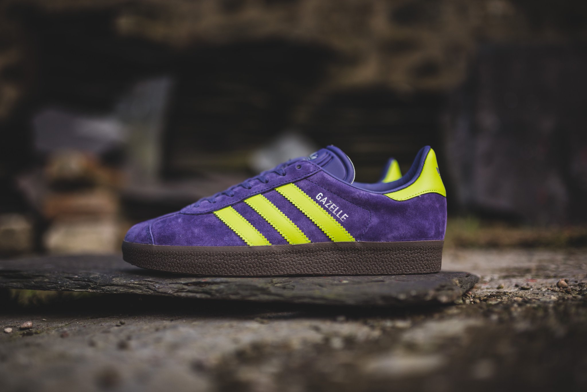 HANON on X adidas Gazelle University Purple Yellow is available to buy ONLINE now hanon adidas gazelle https t ae2DL8Tdi4 https t 8b0RoBXpYg X