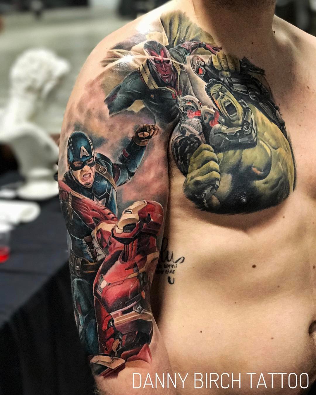 Killer Ink Tattoo on Twitter &quot;Avengers AgeOfUltron by DannyBirchUK