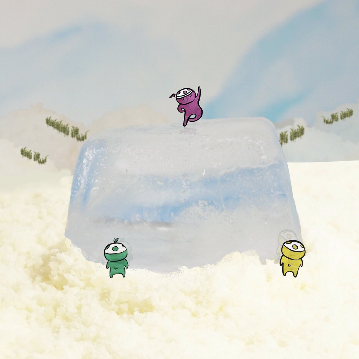 PlanetMurple's tweet photo. Have you ever wanted to go skating... on an ICE CUBE??? ⛸❄️⬜️ Scene from #Snowfalls https://t.co/YKbLb6XYwd