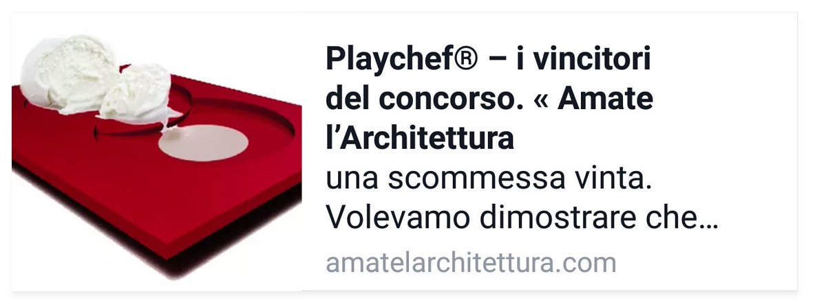 amarchitettura's tweet photo. Siamo orgogliosi di presentarvi i vincitori del concorso #Playchef® design #contest
I dettagli nel nostro blog
https://t.co/80YlSWbwGj https://t.co/nwxB3IIHiV