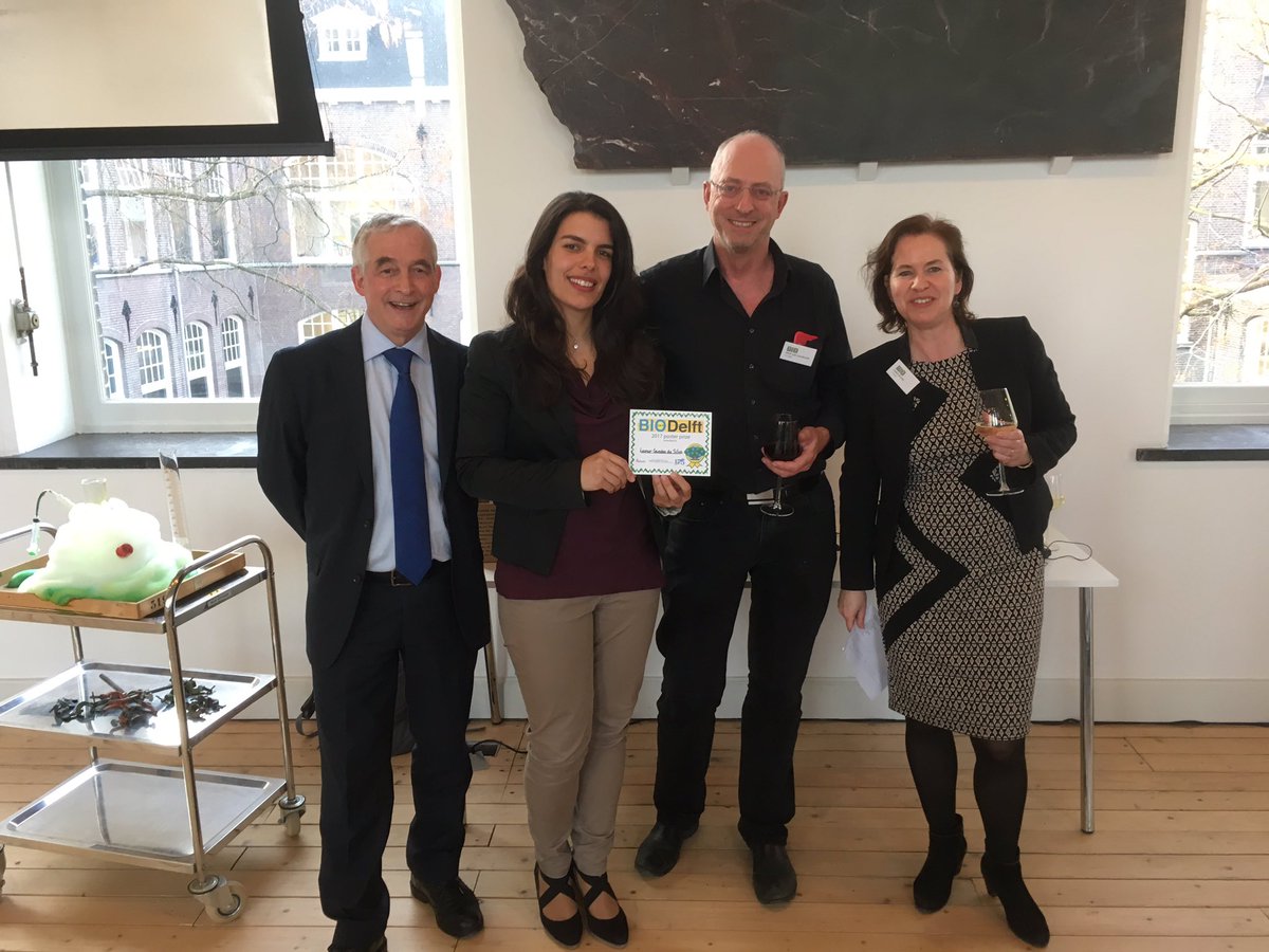 Team Hamsteren got a poster award at BioDay2017!! :D Thanks!! #tudelft175