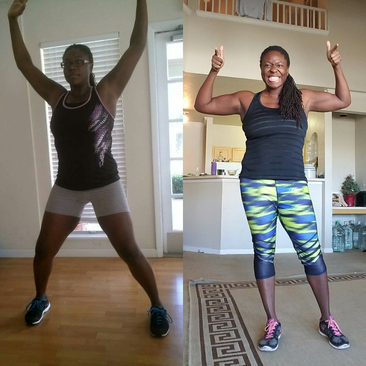 lmbmayfield's tweet photo. #tbt 
2013 &amp; 2017 #Insanity #piyo #piyot25hybrid #21dayfix #coredeforce #shakeology #beachbodychallenge #bod https://t.co/gtBxT9jUmt