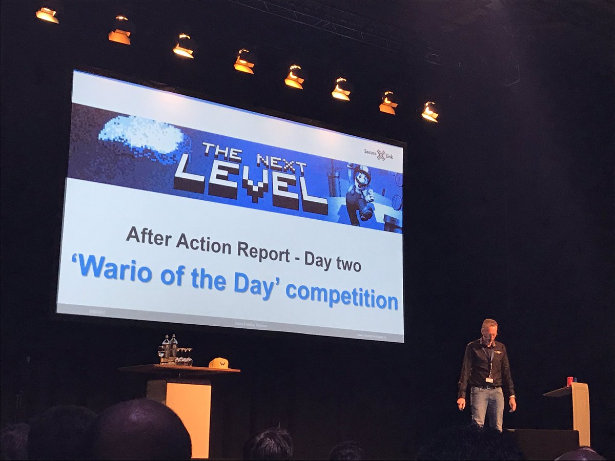 OrangeCyberBE's tweet photo. Dankzij set-up v @JuniperNetworks , @PaloAltoNtwks , @ArubaNetworks , @Infoblox kan @bigfloor de Wario aankondigen #securitybc @securelinknl https://t.co/s3uDQRvTX3