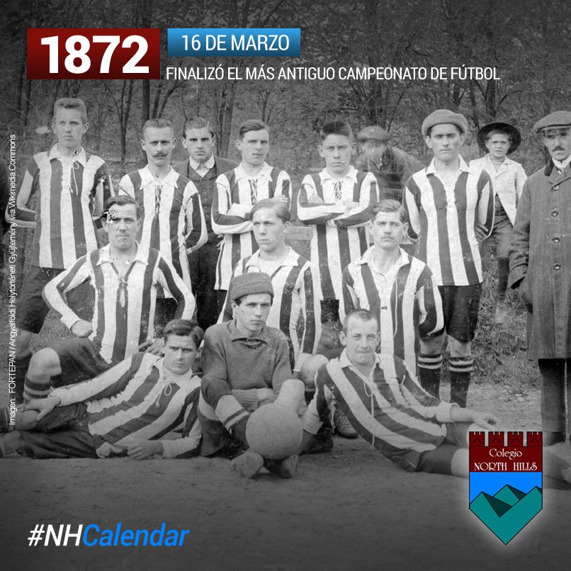 NorthHillsPilar's tweet photo. #NHCalendar Se originó en la Edad Media, pero la primera competencia oficial finalizó un día como hoy en 1872 https://t.co/nyxfxgp8iX https://t.co/s6ZdckMrvc