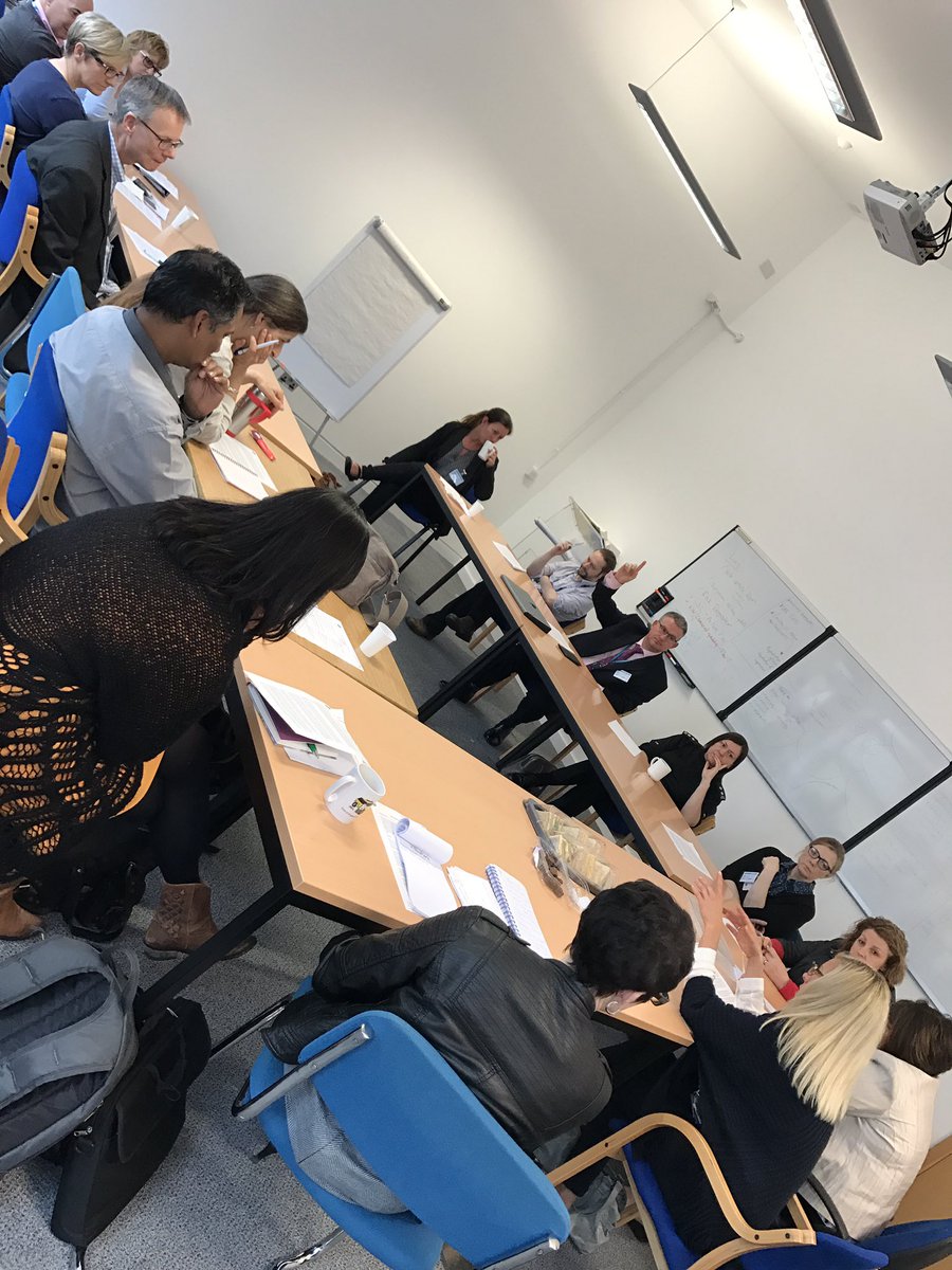 EastEnglandAmb's tweet photo. The room has broken into four smaller groups to discuss specific #mentalhealth issues in workshop scenarios #MHED https://t.co/W9yKDMuRor