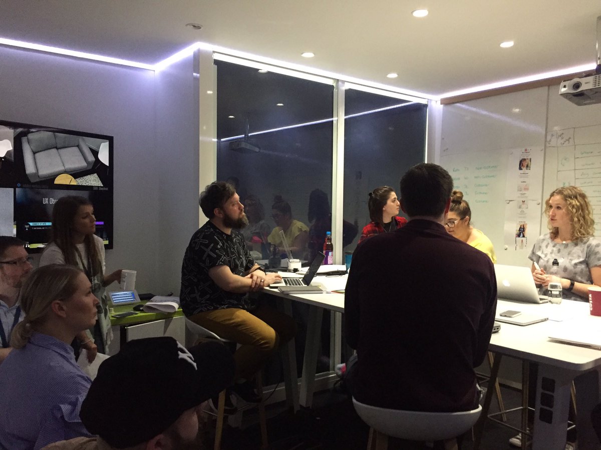 VeryUX's tweet photo. Great lab sessions today, led by @KateRylance, looking at some new ideas for customer inspiration. https://t.co/GRCIQELnbW