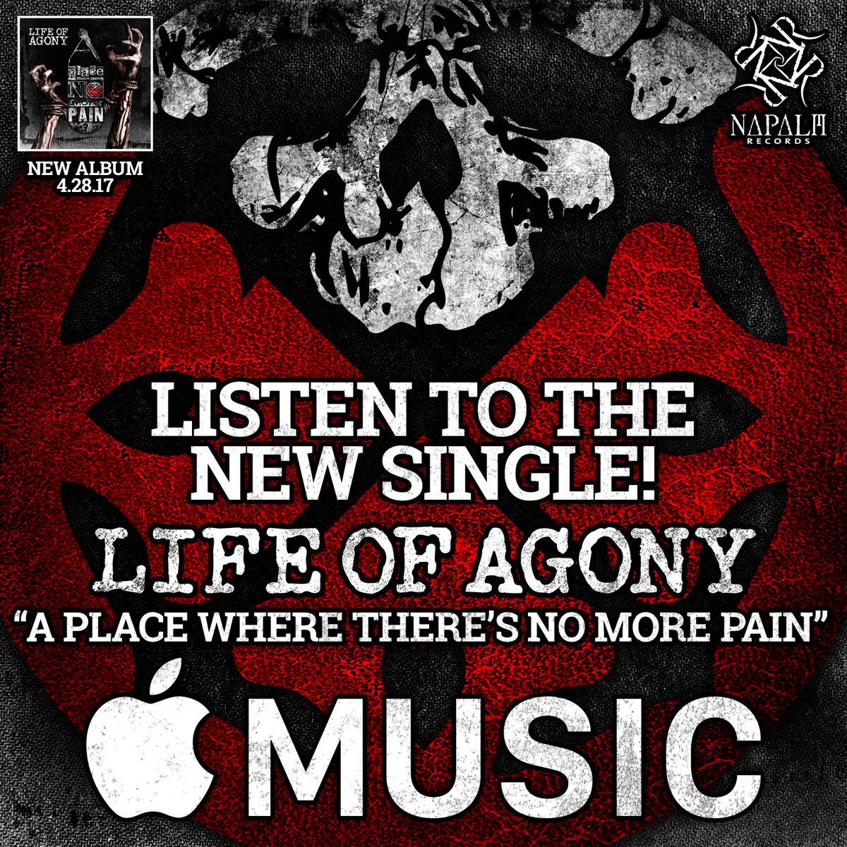 Turn it up! <a href="/OffiLIFEOFAGONY/">LIFE OF AGONY</a>'s #APlaceWhereTheresNoMorePain featured on <a href="/AppleMusic/">Apple Music</a>'s The A-List Hard Rock playlist apple.co/1RKsSaB