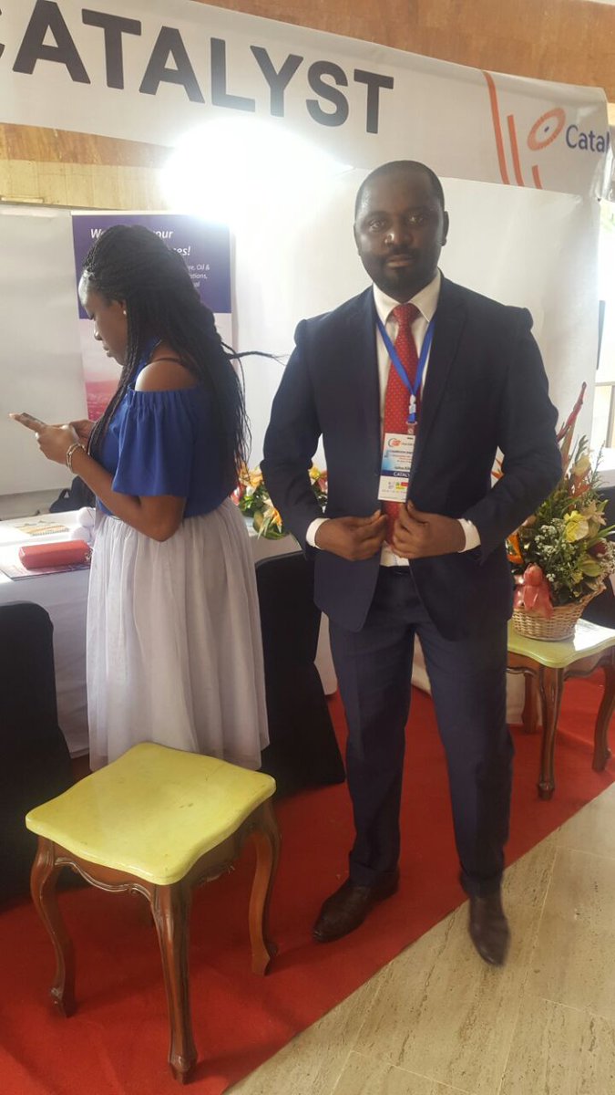 wooshuukov's tweet photo. At the heart of the Cameroon Digital Forum 2017 @ClubDSICmr: Live discussing with IT Directors @catalyst_us  Gold sponsor, CONGRATULATIONS https://t.co/ohxNi3rZzn