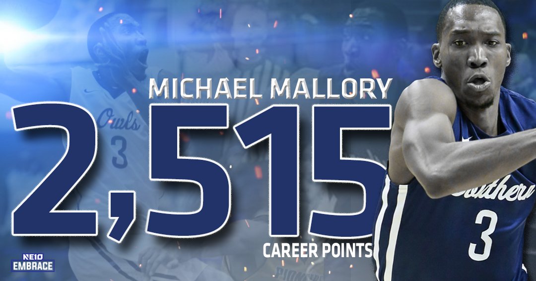 Now that 🏀 season is over, we can officially congratulate Michael Mallory on becoming the league's all-time leading scorer 

#NE10EMBRACE