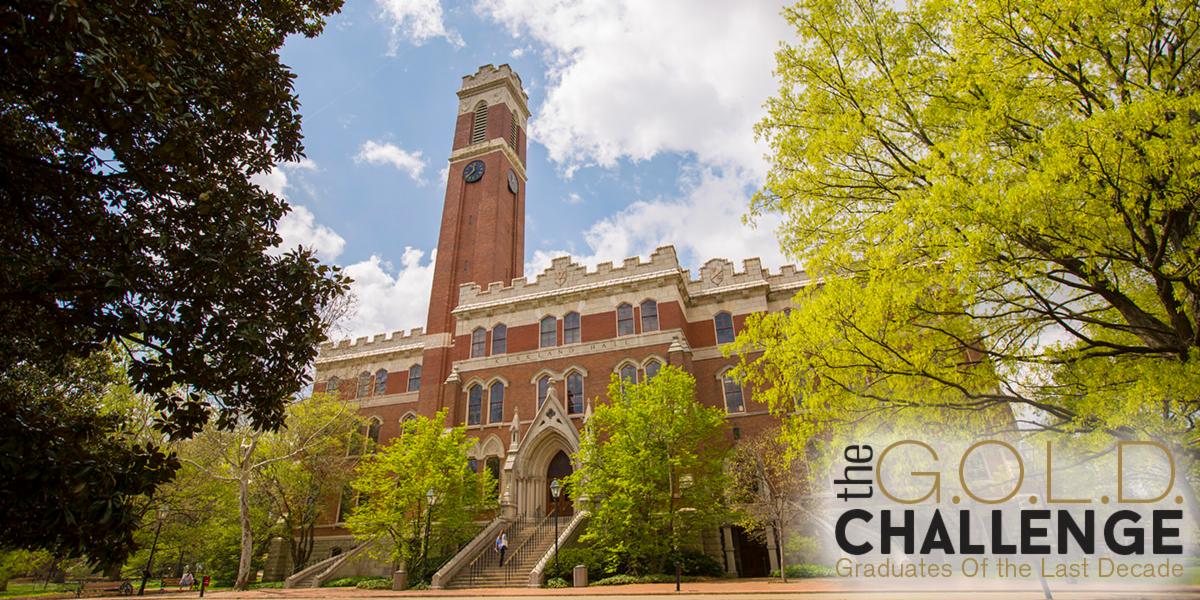 vupeabody's tweet photo. The #VUgold Challenge is almost over! If 635 Peabody grads make a gift, a fellow young alumnus will give $5,000! https://t.co/i0AZQrJhnn https://t.co/FJPZhANsJa