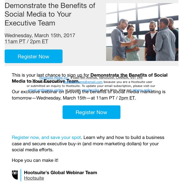 WahibaChair's tweet photo. I'm proud that @hootsuite aknowledged our #YVRSocial topic as a trending one and used it for their webinar. #TrendLeader https://t.co/v0LcydNfjy