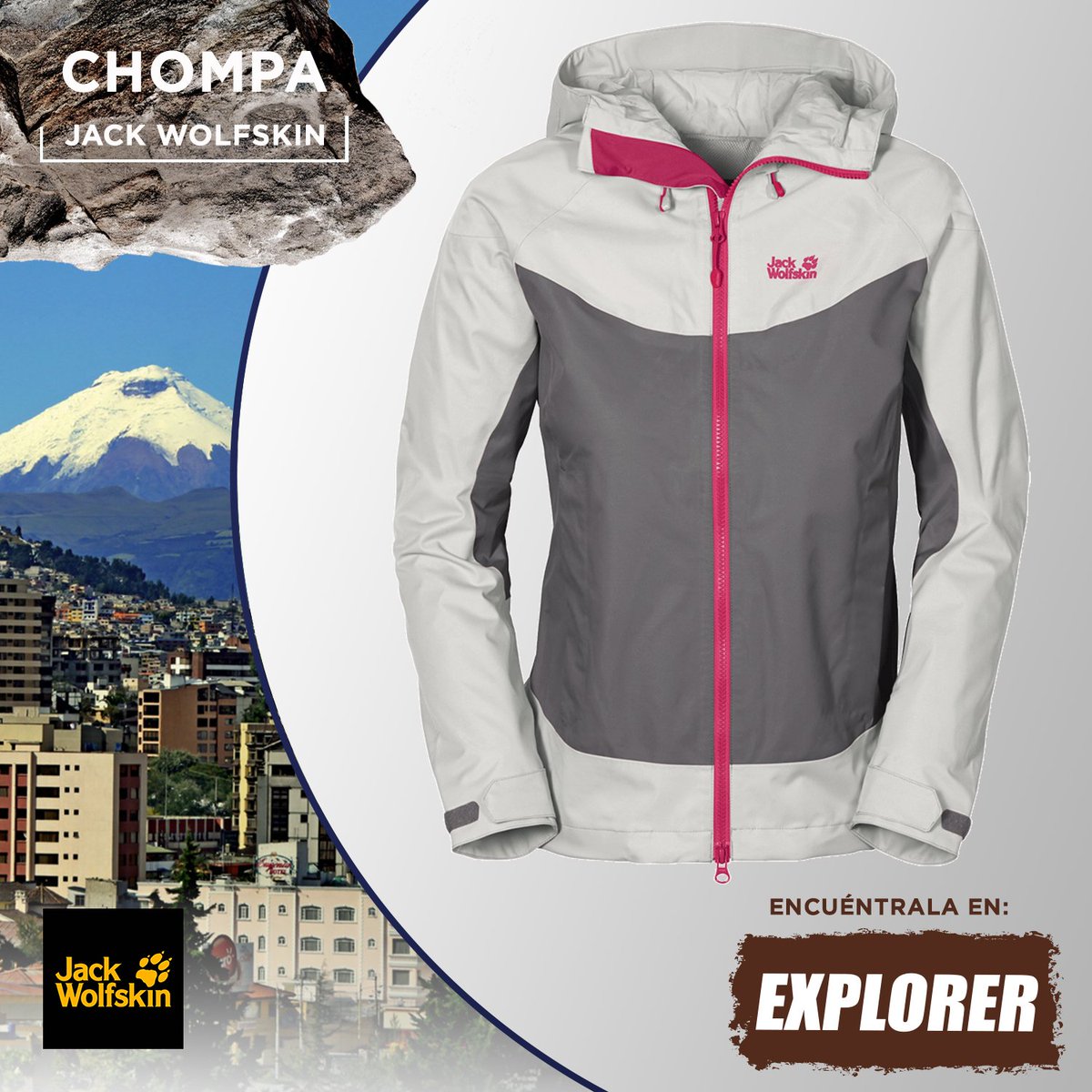 ExplorerEcu's tweet photo. No dejes que el frío y la lluvia te detengan. 

Encuentra las mejores chompas Jack Wolfskin solo en nuestros locales Explorer. https://t.co/bzDy5mWjuF