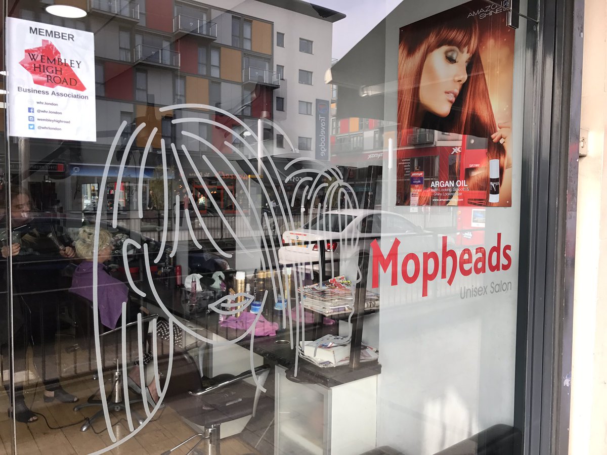 A cut above the rest <a href="/mopheadssalon/">Mopheads</a> Great to see Mopheads supporting Wembley High Road Business Association <a href="/Sams_Barbershop/">Sam's Barber Shop</a> @CllrButt