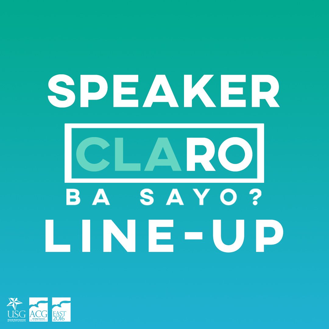 DLSUFAST2016's tweet photo. #FAST2016
CLAss is in session! Take a look at the schedule for your course's respective time slot and classroom!
#CLAroBaSayo https://t.co/UtOKhA6oWi