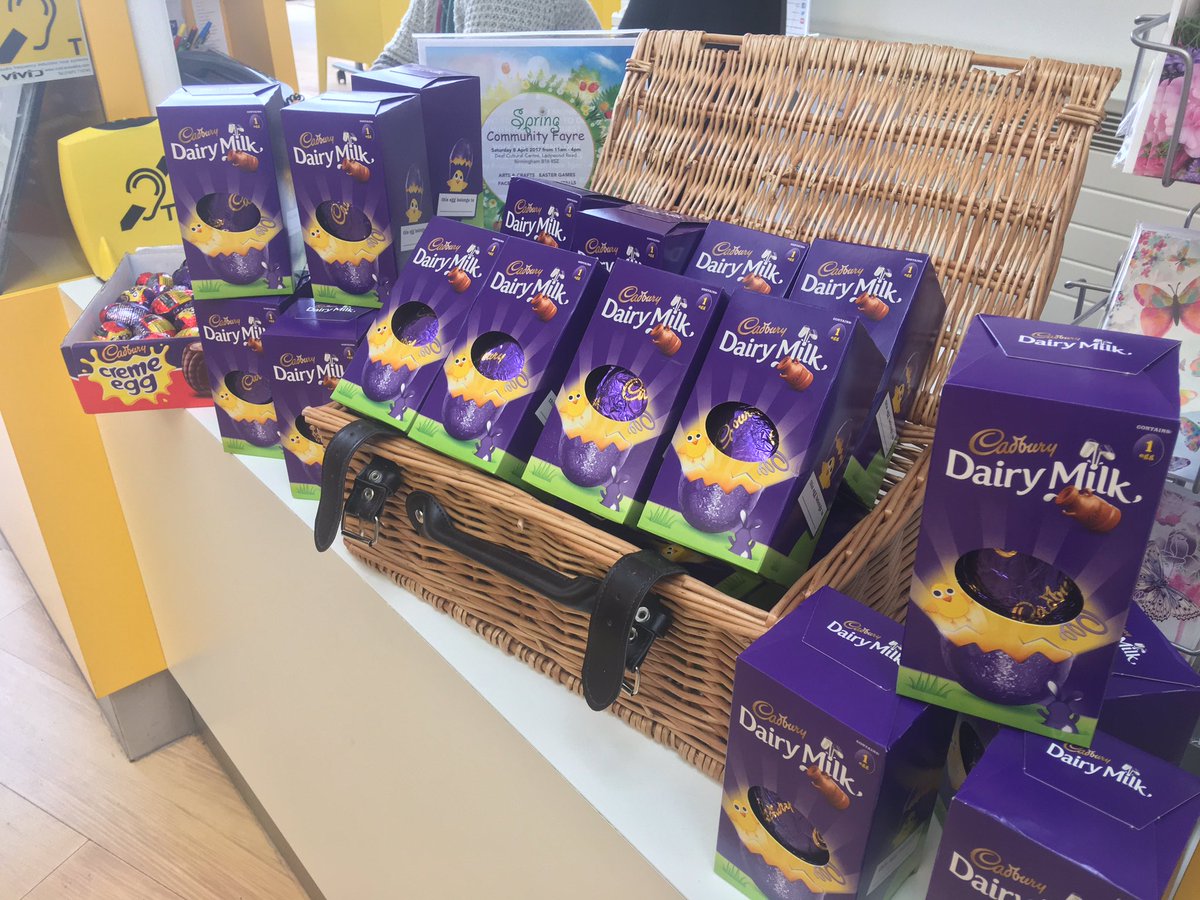Huge Eastery thanks to @ThomasonsEng for donating these chocolate eggs for our Spring Community Fayre on April 8th, you're all very welcome!