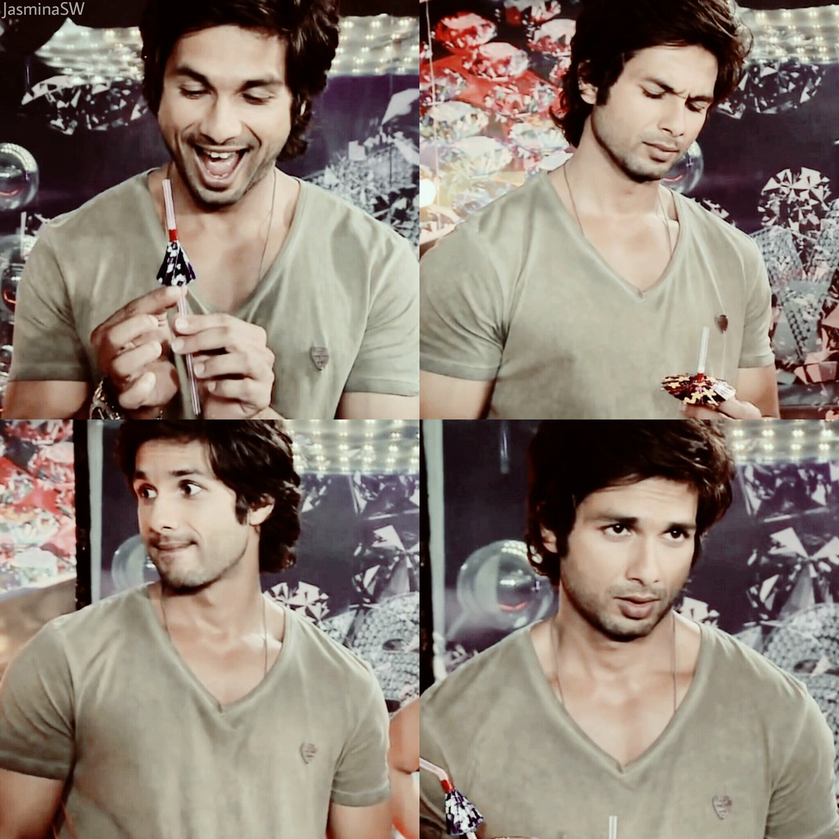 JasminaSW's tweet photo. "Yeh kaise khulta hai? Yeh toh vegetable hai." 😂
#UTVStars 2013❤
#BestofShahidInterviews 🌸
(can't find a YT link...)
https://t.co/RCHngcmOet https://t.co/CTaarN3VDC