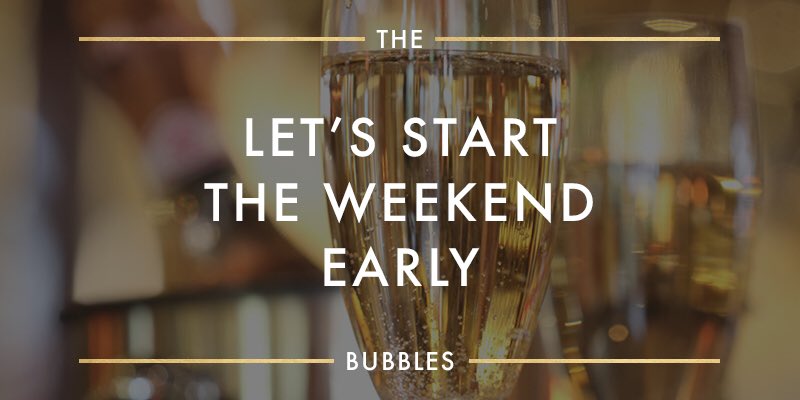 Why not kick start the weekend early £15 for a bottle of Prosecco or our sparkling rose Rosa Delicata. #fortheloveofsteak #leeds