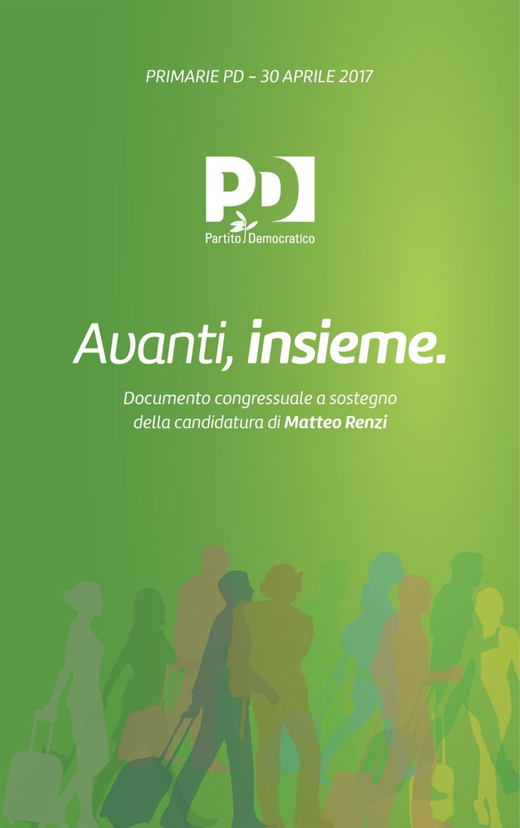pdnetwork's tweet photo. 'Avanti insieme'
Mozione congressuale di @matteorenzi - https://t.co/uBdBDdf7bn
#congressoPD https://t.co/2L9uDjT7P8