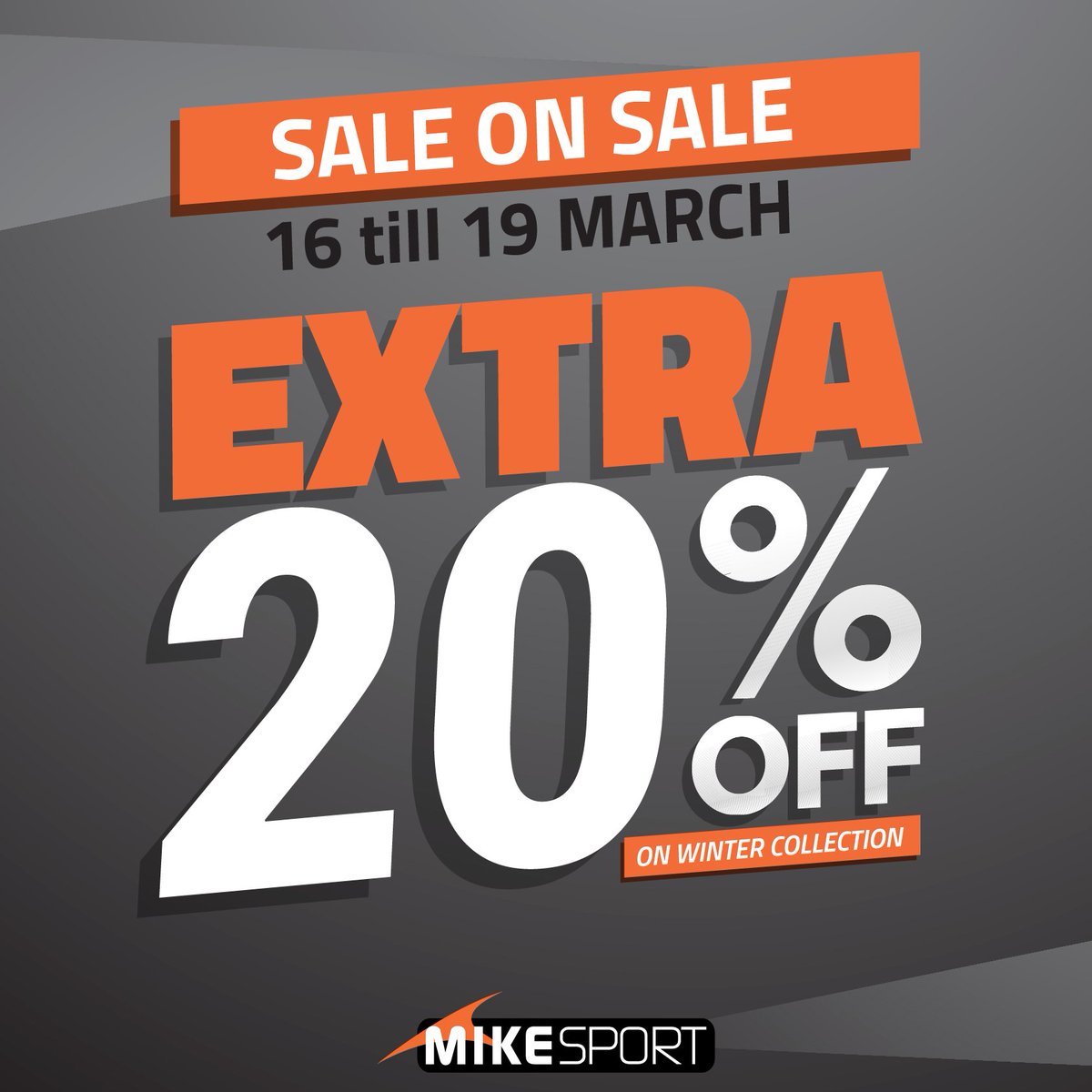 LeMall_Lb's tweet photo. Extra 20% Discount on Winter Collection  @MikeSportLeb starting today and until March 19 #MikeSport #LeMall https://t.co/lDKGVJb7R5