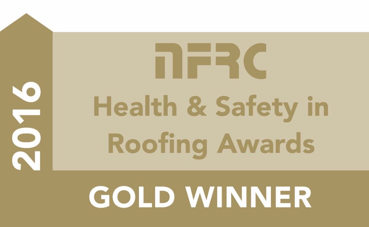 SurveyRoofing's tweet photo. Our hard work and dedication to Health &amp; Safety has paid off again. We've won GOLD. https://t.co/G4sAyvSC4X