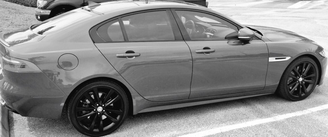 bryceharper3's tweet photo. Riding through last year’s Spring training like @JaguarUSA 💯 #JaguarXE #TBT https://t.co/6f6JffAlze