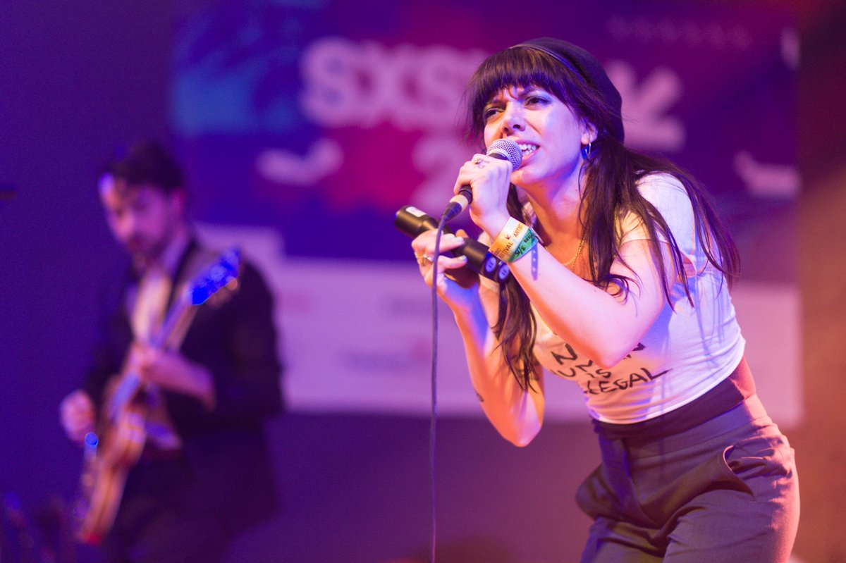 nprmusic's tweet photo. Stay tuned: We'll be sharing full sets from our #SXSW showcase featuring @Lizzo, @HFTRR and @PWRBTTMBAND soon. 📷: @adamkissick https://t.co/Oq73qXyIzr