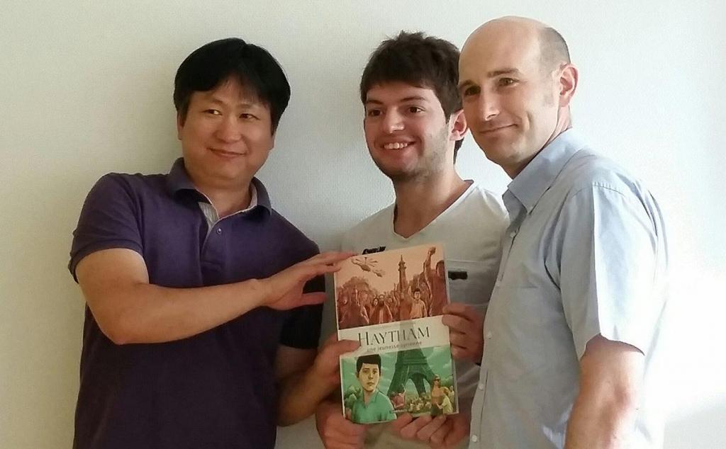 tmvmag's tweet photo. La BD #Haytam, une jeunesse syrienne, a reçu le Prix du livre jeunesse de la Ville de #Tours. Rencontre > https://t.co/CgxqKi9iUi https://t.co/w5nZjK05VN