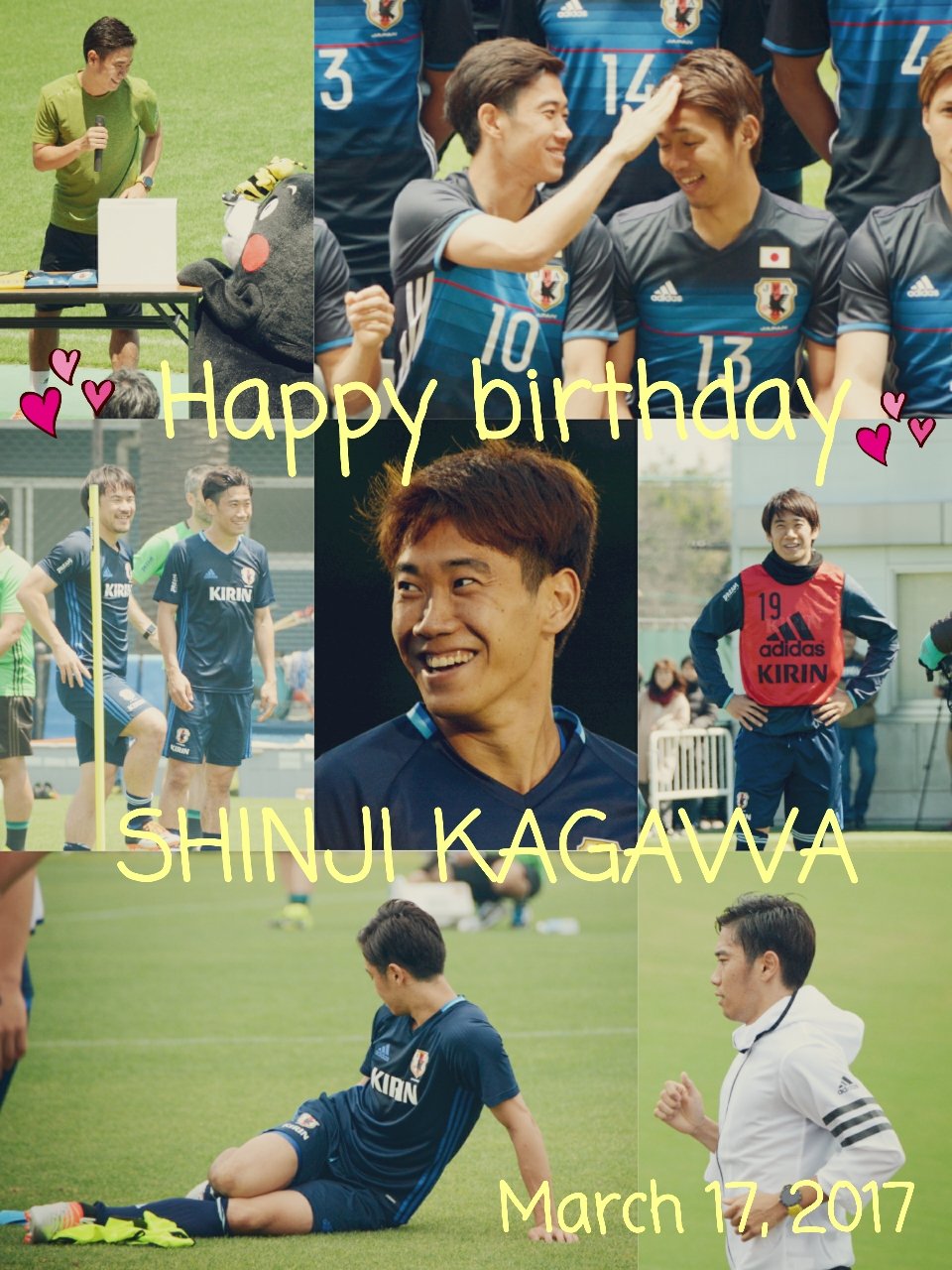   Happy birthday Shinji Kagawa                       