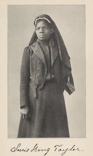 dpla's tweet photo. Soldiers, spies, fundraisers &amp; breadwinners: Explore women in the Civil War https://t.co/6g2lG3XItT feat. nurse Susie K. Taylor @ncdhc #WHM https://t.co/c3DwXoFr7p