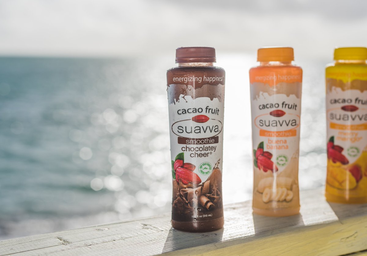 Suavva's tweet photo. Suavva at sunset? Can you say double treat! Have a glass for your  an anytime dessert. https://t.co/ol4AAVHswg #eatclean #superfood https://t.co/p3PKJ2nazq