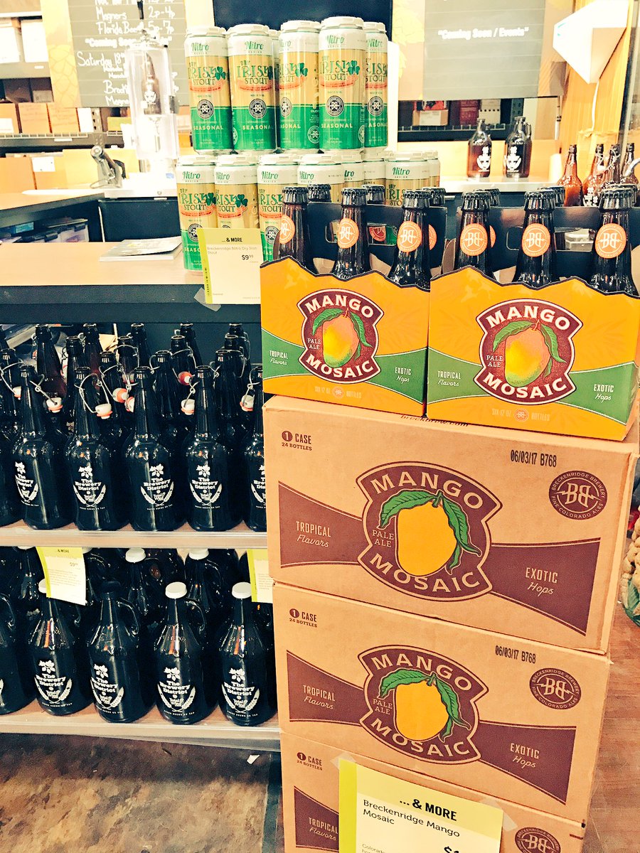 Come sample <a href="/BreckBrew/">Breckenridge Brewery</a> #mangomosaiac #agavewheat #nitrodryirishstout #vanillaporter at <a href="/TotalWine/">Total Wine & More</a> colonial from 12-2!