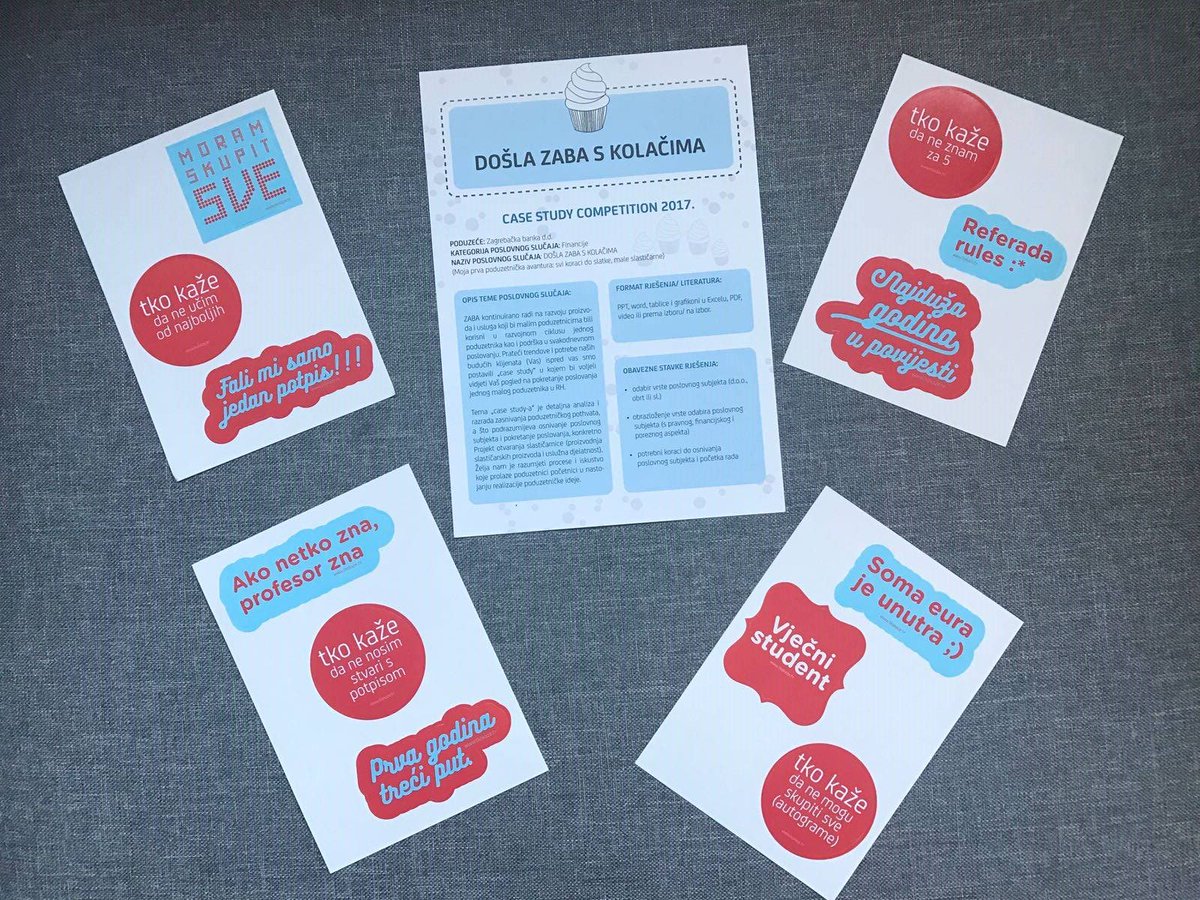 zabaINFO's tweet photo. Preostala su samo 3 dana za prijavu na @eSTUDENT_hr Case Study Competition. Požuri na štandiranje i preuzmi case! https://t.co/9NEXCxz9vQ https://t.co/EfjQFhoQBy