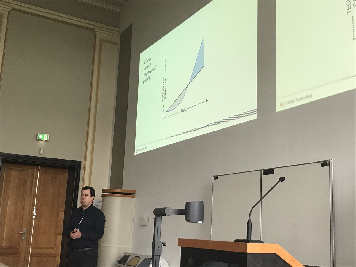 needle_finder's tweet photo. @tomderuyck of #insites has a great talk on the use of #AI in #mrx #newmr #gor17 https://t.co/jSBK1uCEPK