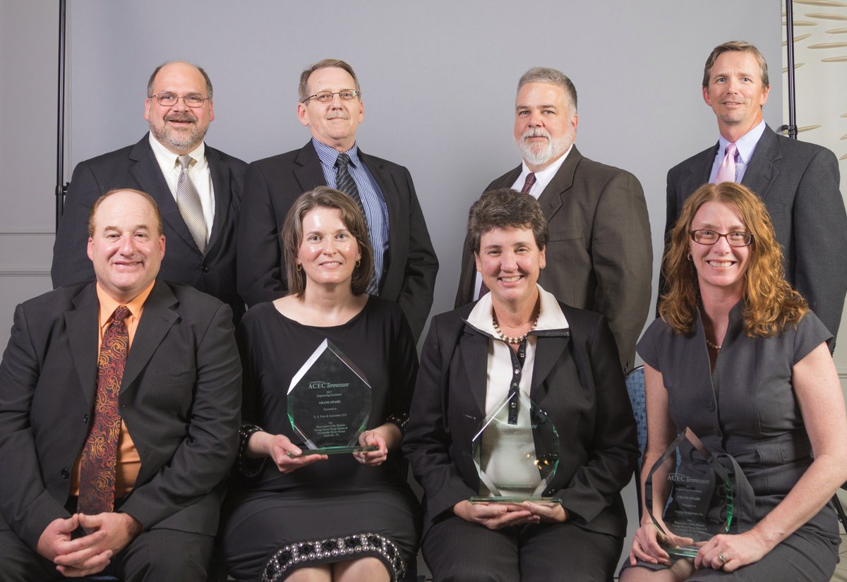 KSWACorporate's tweet photo. An ACEC award winning team! Congratulations to the staff at K. S. Ware, Centric Architecture, TW Frierson, and Metro Water Services. https://t.co/bn1ZCLtlxk