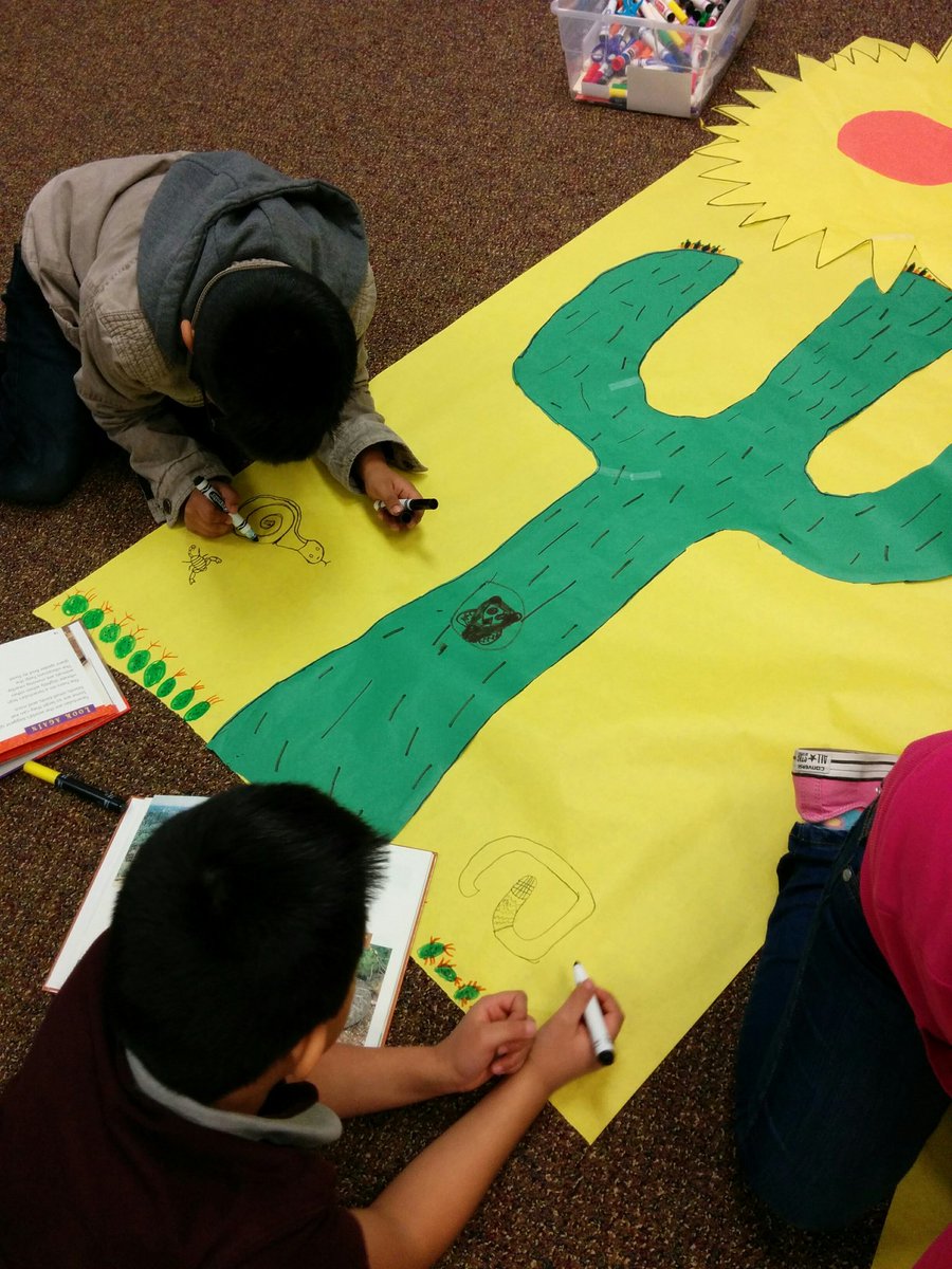 LauraFromCO's tweet photo. Making the scenery for our reader's theater production next week! #ell #csestrong #isd750shares https://t.co/oNyHcaJcCm