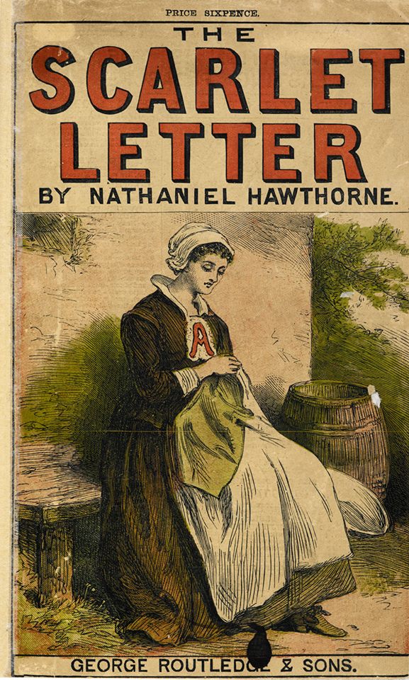 britishlibrary's tweet photo. 'She had not known the weight until she felt the freedom.' Nathaniel Hawthorne’s ‘The Scarlet Letter’ was published #onthisday in 1850. https://t.co/PytDb5nN31
