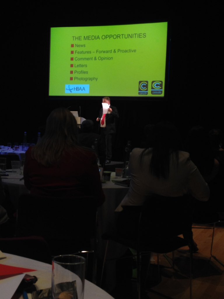 CavendishUK's tweet photo. Chris from @Clareville #PR @brumhippodrome @The_HBAA #HBAAmovingforward advising on blogs & content. Create & plan. https://t.co/C95J8vsm7a