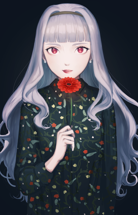 四条貴音 「貴音に花柄のワンピースを着てほしい 」|deruのイラスト