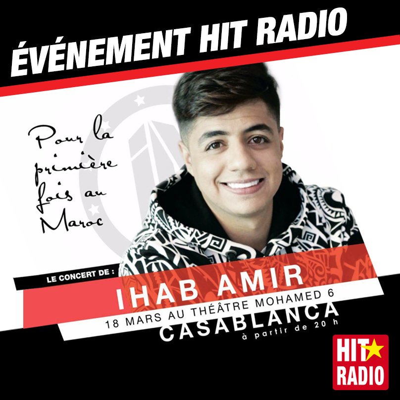 chaimasousou1's tweet photo. Gagne tes places pour le concert de @Ihab_Amir aujourd'hui dans Hits à la Demande... https://t.co/Hwez8pFh7G by #Ihab_Amir via @c0nvey https://t.co/e3uLTtHLxe