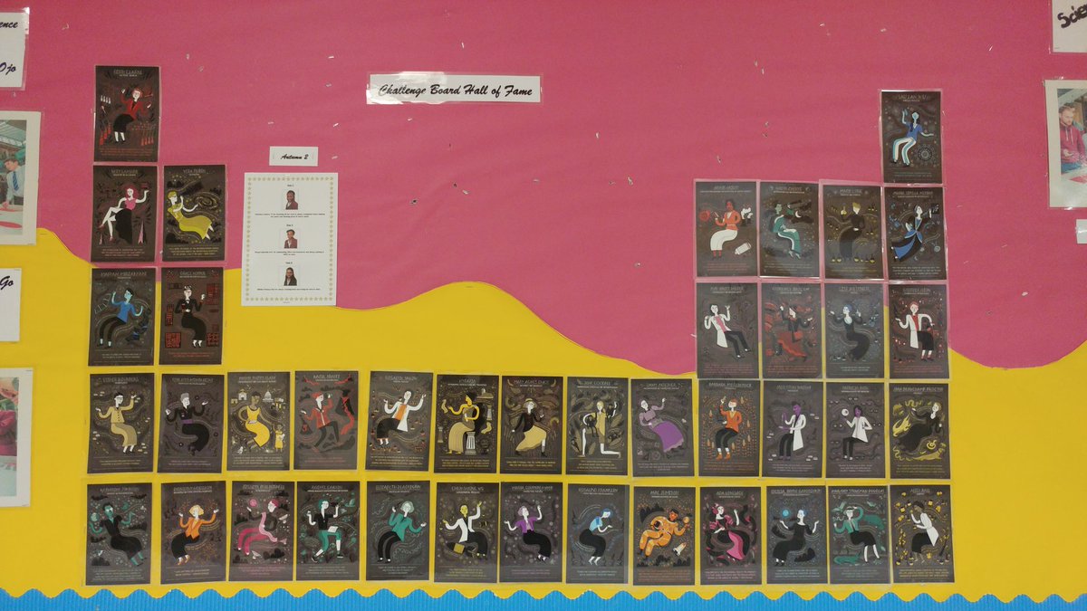 Miss_Khan868's tweet photo. Our #WomenInScience display looks amazing! It's a working wall featuring our girls of @StAnnes_N13 and gorgeous cards from Rachel Ignotofsky https://t.co/dmoWGp9nmb